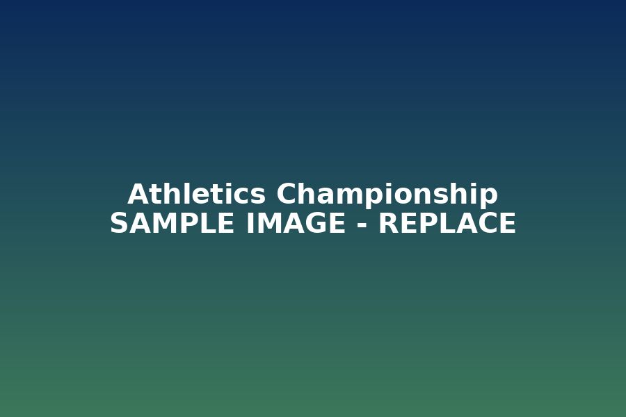 State Athletics Championship (Sample) (sample photo)