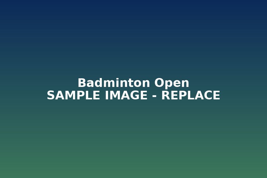 Karnataka Badminton Open (Sample) (sample photo)